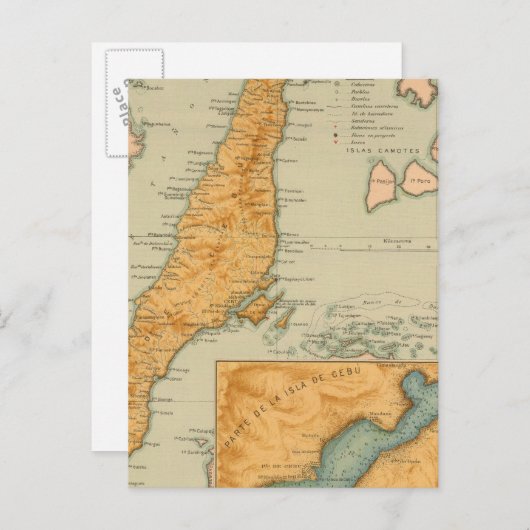 22 Cebu Briefkaart (Voorkant / Achterkant)