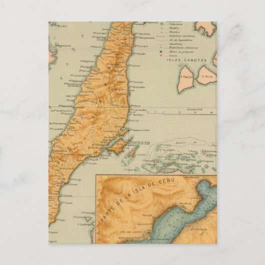 22 Cebu Briefkaart (Voorkant)