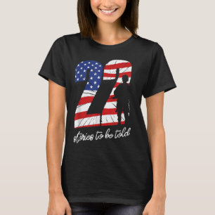 22-daagse veteranen 22 levens militaire zelfmoord t-shirt