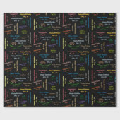 22 december, cadeaupapier voor thuisdag (Vlak)