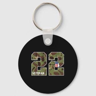 22 Een dag PTSS Quote Depressie Preventie US Army Sleutelhanger