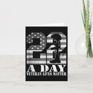 22 Een dag Veteraan Leeft Amerikaanse Vlag Militai Kaart