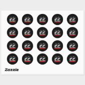 22 Een dag veteraan leeft zelfmoordbewustzijn Ronde Sticker (Vel)