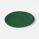 22 Emerald Glitter Print Sparkles Party Supplies Papieren Bordje (Gekanteld)