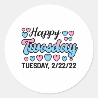 22 februari 2022 Hartelijk dank Ronde Sticker