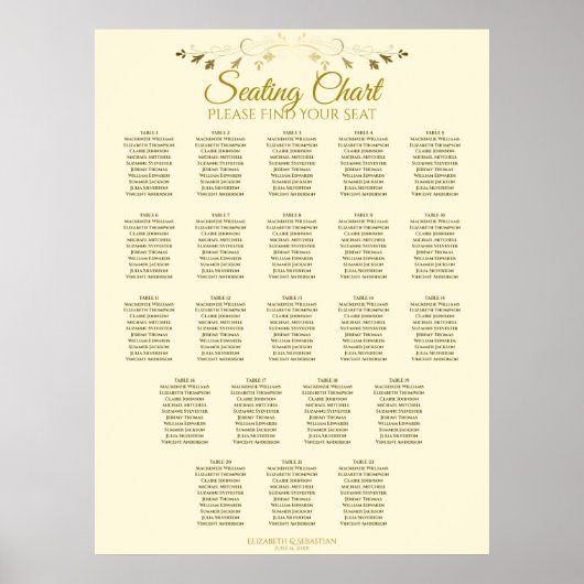 22 Grafiek van de Plaatsing van het Huwelijk van Poster (Voorkant)