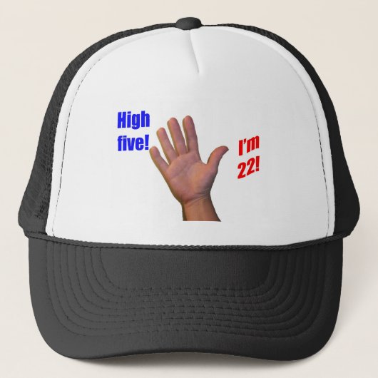 22 Hoge Vijf! Trucker Pet (Voorkant)