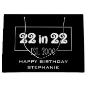 22 in 22 e.2000 22e verjaardag groot cadeauzakje (Voorkant)