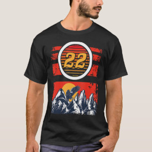 22 jaar 22e verjaardag 27 t-shirt