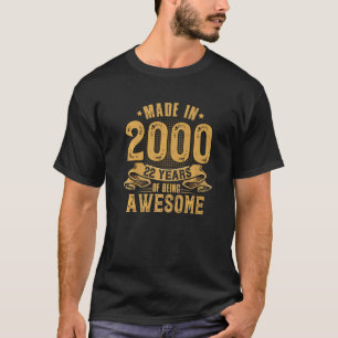 22 jaar Geweldige 22e geboorte T-shirt