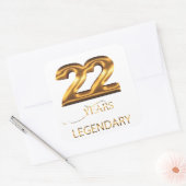 22 jaar legendarische sticker (Envelop)