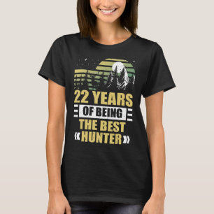 22 jaar oud 22e verjaardag 3 t-shirt
