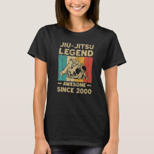22 jaar oud BJJ Jiu-Jitsu Legend Geweldige sinds 2 T-shirt