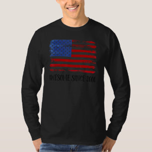 22 jaar oud Geweldige sinds 2000 22e verjaardag T-shirt