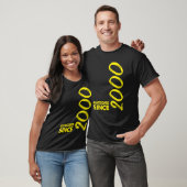 22 jaar oud Geweldige sinds 2000 22e verjaardag T-shirt (Unisex)