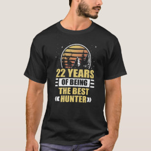 22 jaar oude 22e verjaardag 2 t-shirt