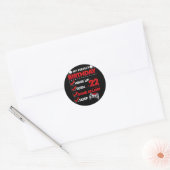 22 jaar oude gamer Boy 22de perfecte thuisgame Ronde Sticker (Envelop)