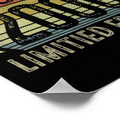 22 jaar oude geschenken Juni 2000 Limited Edition  Poster (Hoek)