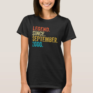 22 jaar oude Gift Legend sinds september 2000 22 T-shirt