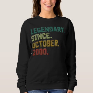 22 jaar oude legering sinds oktober 2000 22e geboo trui
