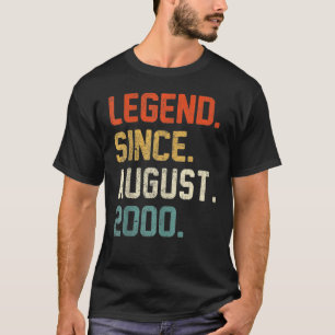 22 jaar oude leggende sinds augustus 2000 22e gebo t-shirt