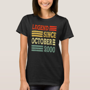 22 jaar oude leggende sinds oktober 2000 22e geboo t-shirt