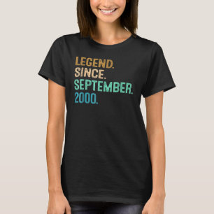 22 jaar oude leggende sinds september 2000 22e her t-shirt
