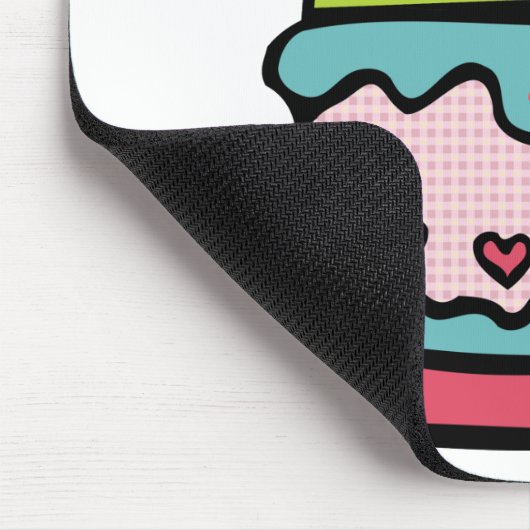 22 jaar oude vogelbeker muismat (Hoek)