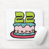 22 jaar oude vogelbeker muismat (Met muis)