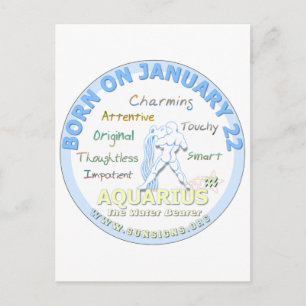 22 januari - Waterman Briefkaart