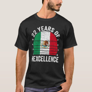 22-jarige Mexicaan 22-jarige verjaardag pun vin T-shirt