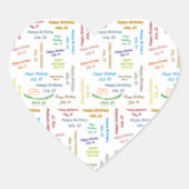 22 juli, Birthday Sticker (Voorkant)