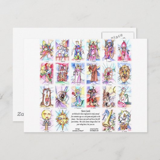 22-Kaarten (6 x 4)s Briefkaart (Voorkant / Achterkant)