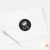 22 keer per dag zijn 22 te veel veteranen zelfbewu ronde sticker (Envelop)