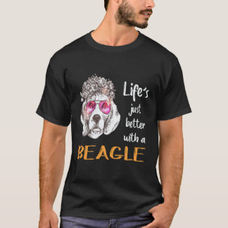 22 Leven is gewoon beter met een Beagle T-shirt