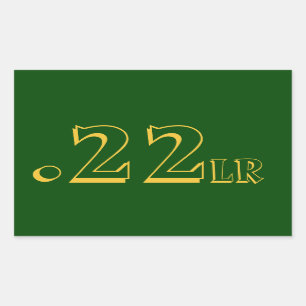 .22 lr Ammo Sticker