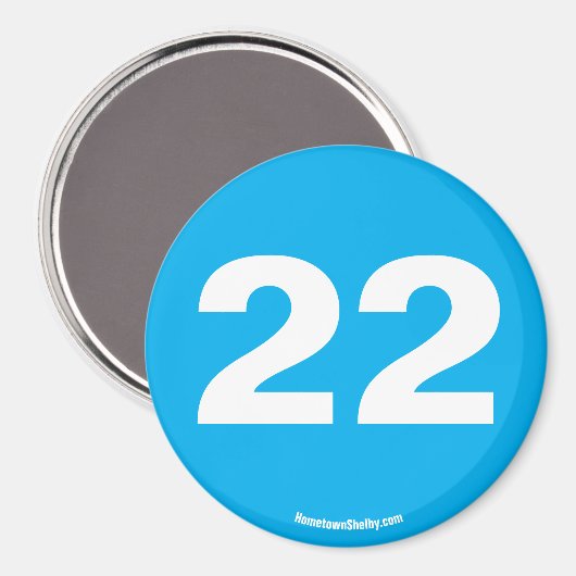 22 magneet (Voorkant / Achterkant)