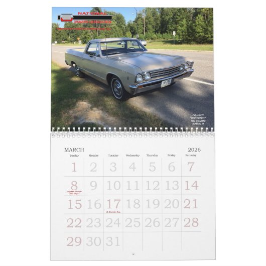 # 22 NECOA of MD, SC, TX, VA & WV Kalender (Mar 2026)