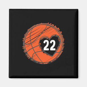 #22 Nummer 22 - Bysketbyll Graphic Gezegde Byll Bb Magneet