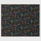 22 oktober, cadeaupapier voor cadeautjes (Vlak)