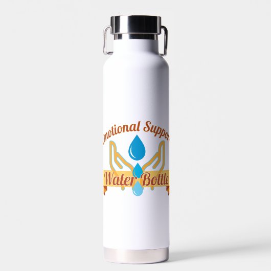 22 oz. Emotional Support Water Bottle Waterfles (Voorkant)