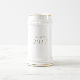 22 oz. "KLASSE VAN 2017" Afstuderen/Afstuderen Ste Bierpul