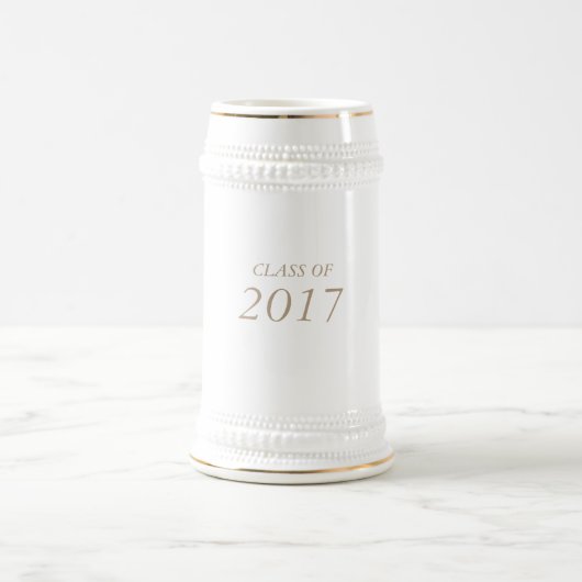 22 oz. "KLASSE VAN 2017" Afstuderen/Afstuderen Ste Bierpul (Center)