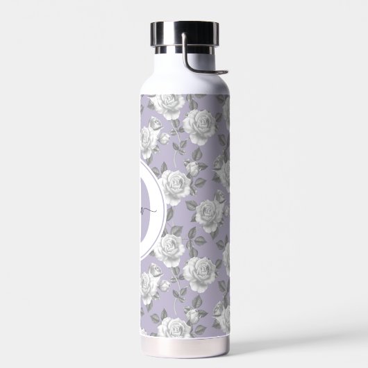 22 oz. Roos Tuin Monogram Lavendel Waterfles (Links)