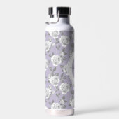 22 oz. Roos Tuin Monogram Lavendel Waterfles (Rechts)