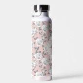 22 oz. Roos Tuin Monogram Roze Waterfles (Rechts)