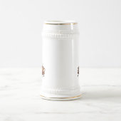 22 oz Stein Mok voor koffieliefhebbers (Center)