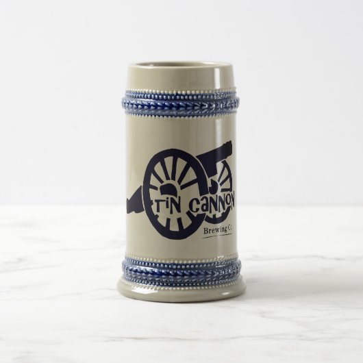 22 oz Tin Cannon Beer Stein Bierpul (Center)