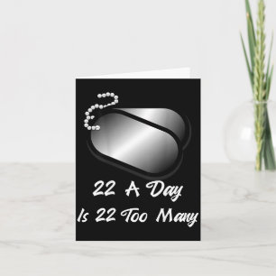 22 Per Dag Is 22 Te Veel Veteranen Bewustzijn Ptsd Kaart