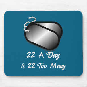 22 Per Dag Is 22 Te Veel Veteranen Zelfmoord Bewus Muismat
